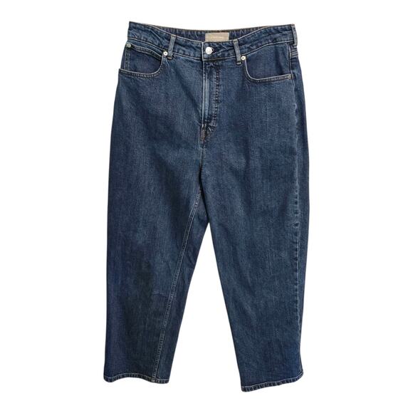 Everlane Denim - Everlane Jeans Womens The Curvy Way High Organic Cotton 32 Reg Blue Sustainable